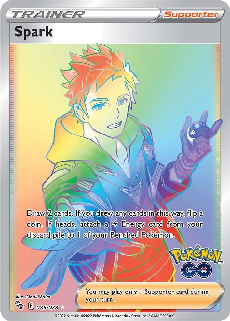 Spark - 085/078 - Hyper Rare Pokemon Go