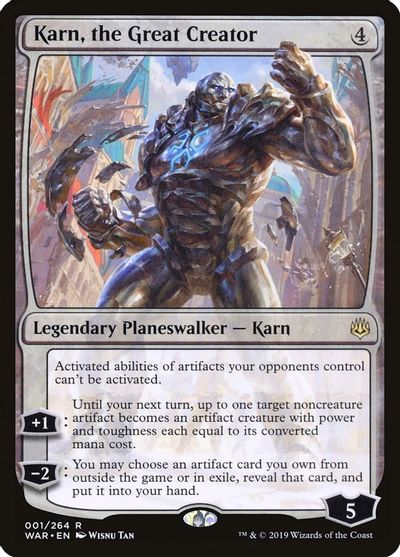 Karn The Great Creator 001/264 - War Of The Spark