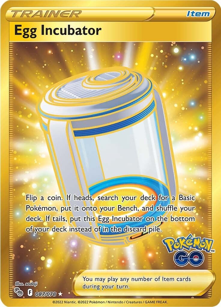 Egg Incubator - 087/078 - Secret Rare Pokemon Go