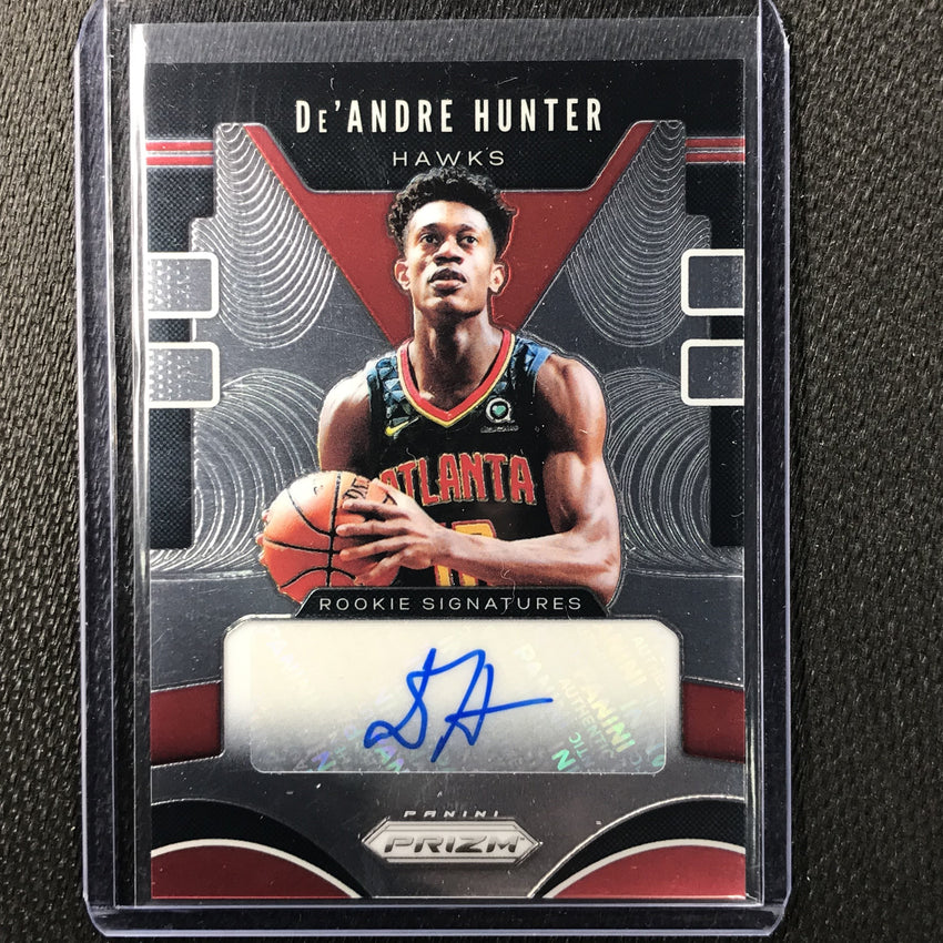 2019-20 Prizm DE'ANDRE HUNTER Prizm Rookie Auto #DAH #6-Cherry Collectables