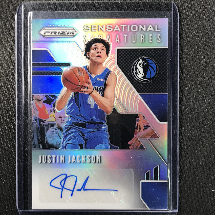 2019-20 Prizm JUSTIN JACKSON Sensational Signatures Silver Auto #4-Cherry Collectables