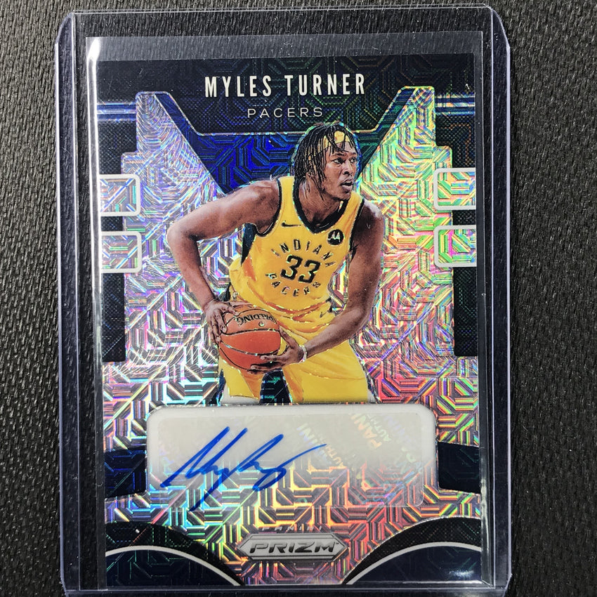2019-20 Prizm MYLES TURNER Sensational Signatures Mojo Auto 16/25-Cherry Collectables