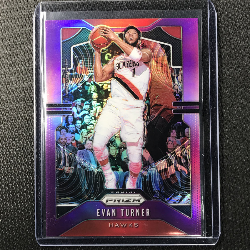 2019-20 Prizm EVAN TURNER Purple Prizm /75 #119-Cherry Collectables