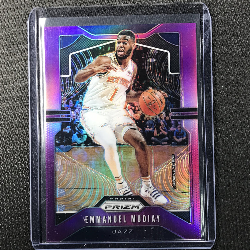 2019-20 Prizm EMMANUEL MUDIAY Purple Prizm /75 #176-Cherry Collectables