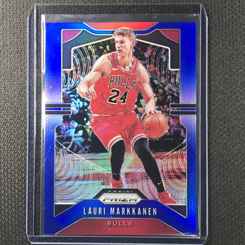 2019-20 Prizm LAURI MARKKANEN Blue Prizm /199 #63-Cherry Collectables