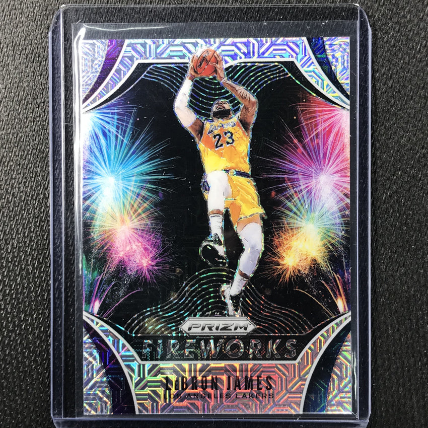 2019-20 Prizm LEBRON JAMES Fireworks Mojo Prizm 2/25-Cherry Collectables