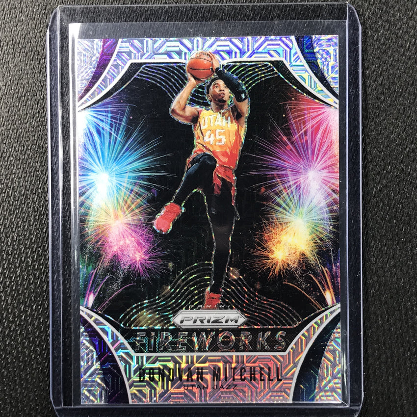 2019-20 Prizm DONOVAN MITCHELL Fireworks Mojo Prizm 15/25-Cherry Collectables