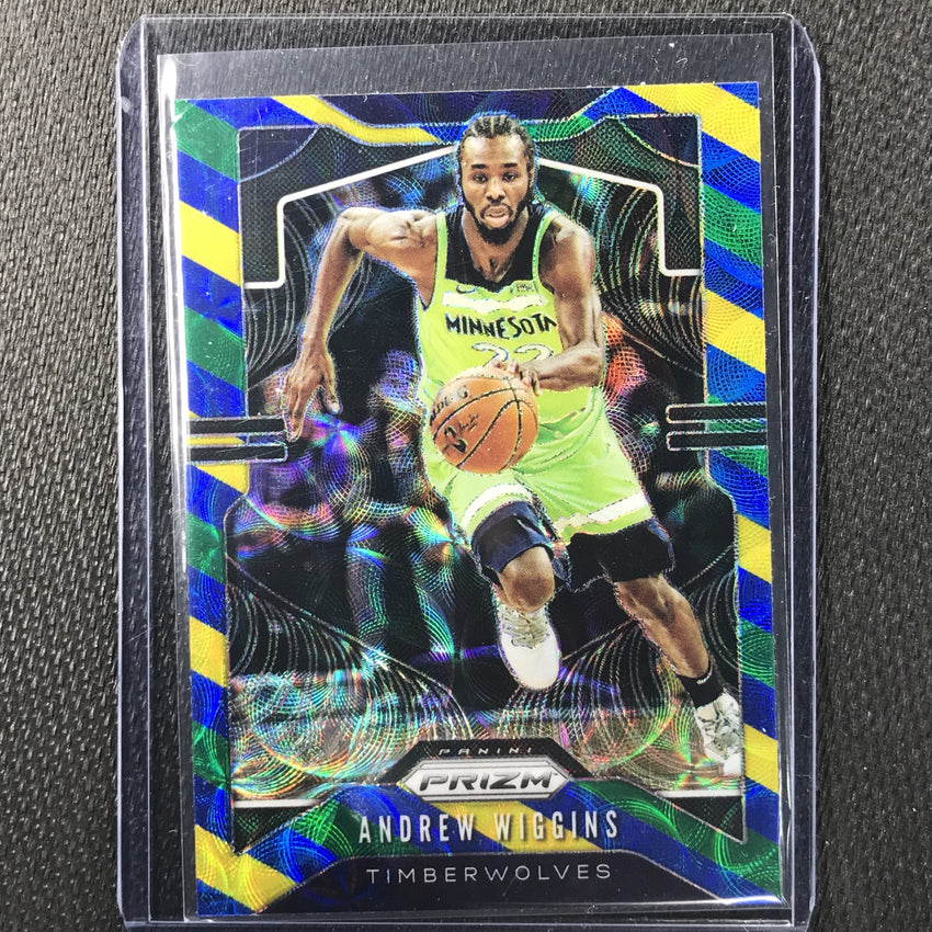 2019-20 Prizm Choice ANDREW WIGGINS Blue Yellow Green Prizm #160-Cherry Collectables