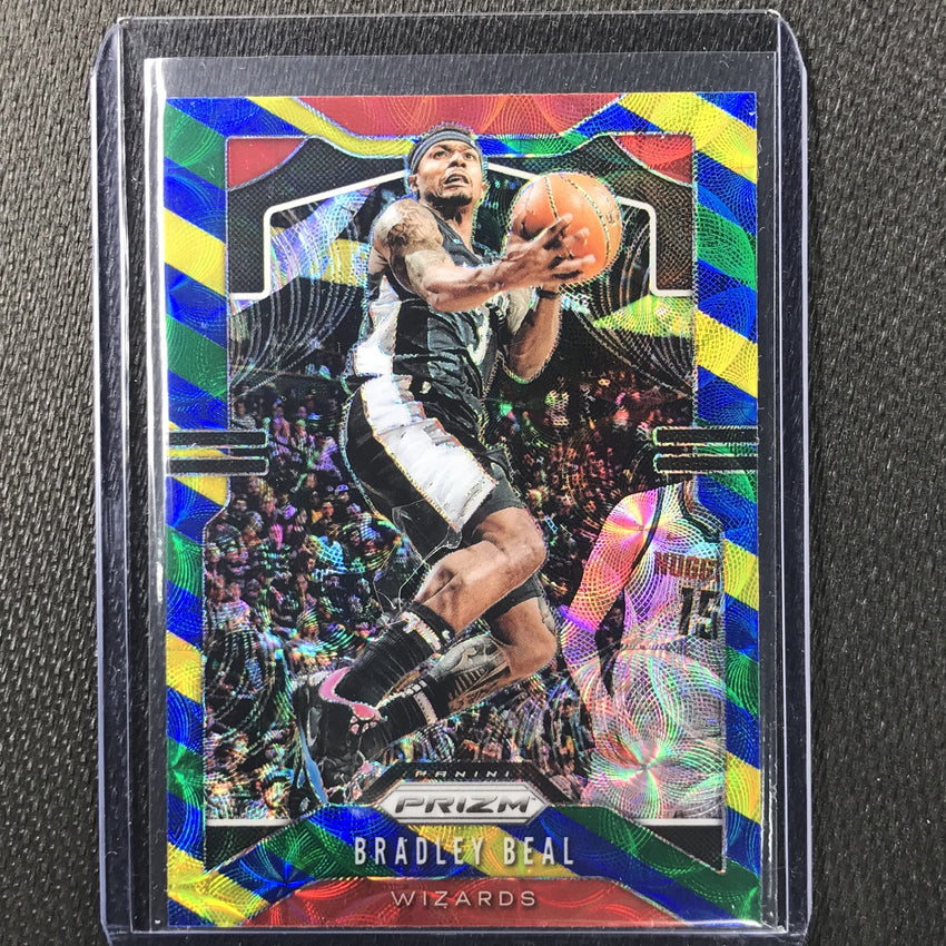 2019-20 Prizm Choice BRADLEY BEAL Blue Yellow Green Prizm #189-Cherry Collectables