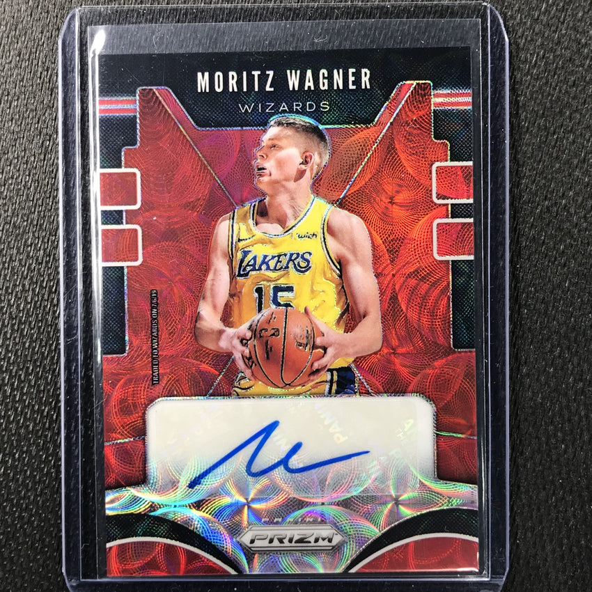 2019-20 Prizm Choice MORITZ WAGNER Signatures Red Auto #4-Cherry Collectables