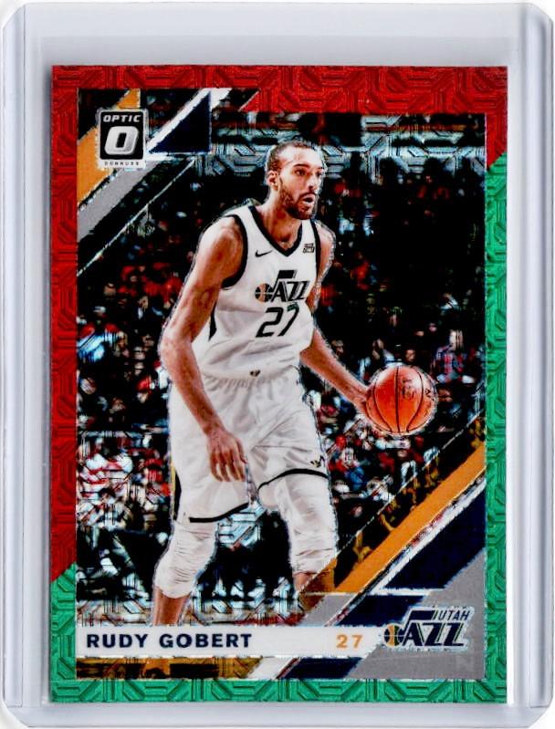 2019-20 Optic RUDY GOBERT Choice Red Green Prizm #89-Cherry Collectables