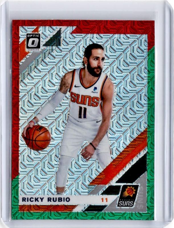 2019-20 Optic RICKY RUBIO Choice Red Green Prizm #105-Cherry Collectables