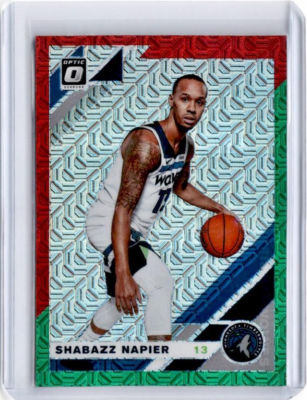 2019-20 Optic SHABAZZ NAPIER Choice Red Green Prizm #141-Cherry Collectables
