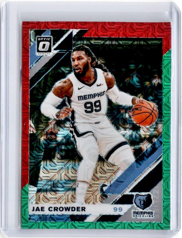 2019-20 Optic JAE CROWDER Choice Red Green Prizm #150-Cherry Collectables