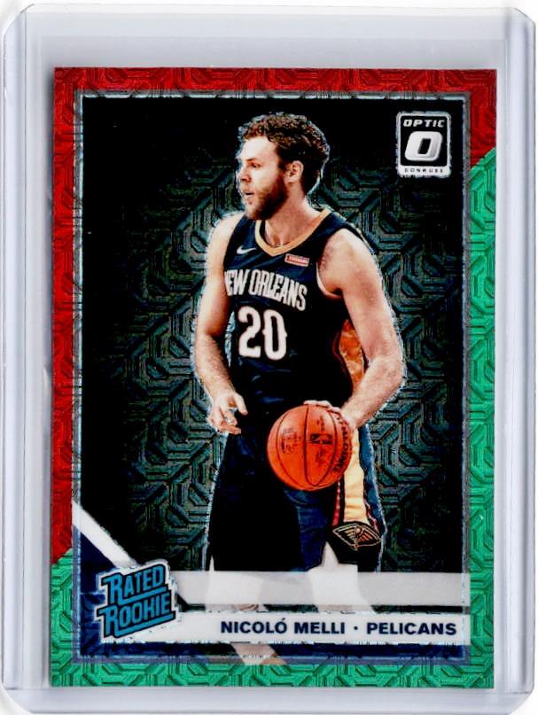 2019-20 Optic NICOLO MELLI Rated Rookie Choice Red Green Prizm #163-Cherry Collectables
