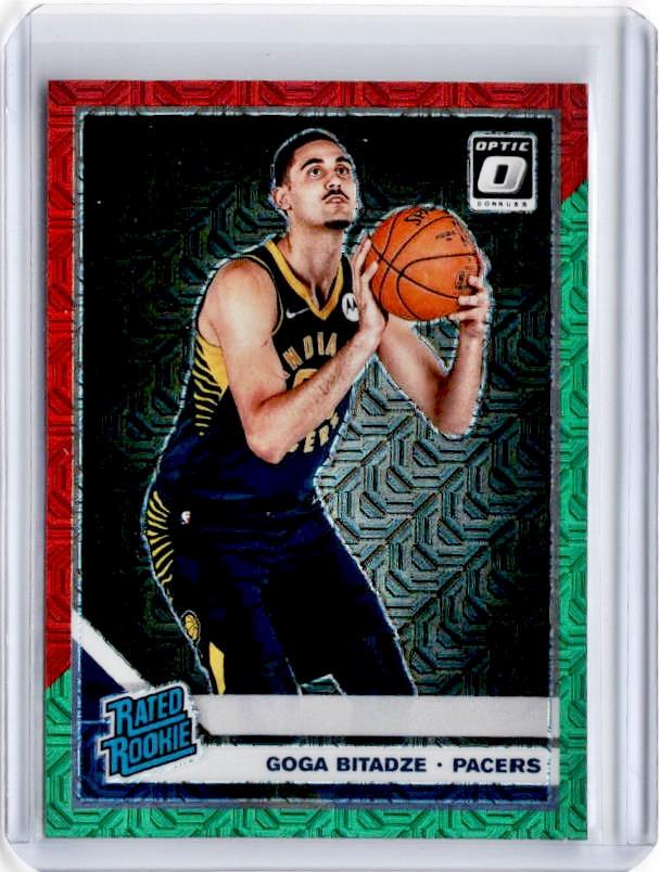 2019-20 Optic GOGA BITADZE Rated Rookie Choice Red Green Prizm #166-Cherry Collectables