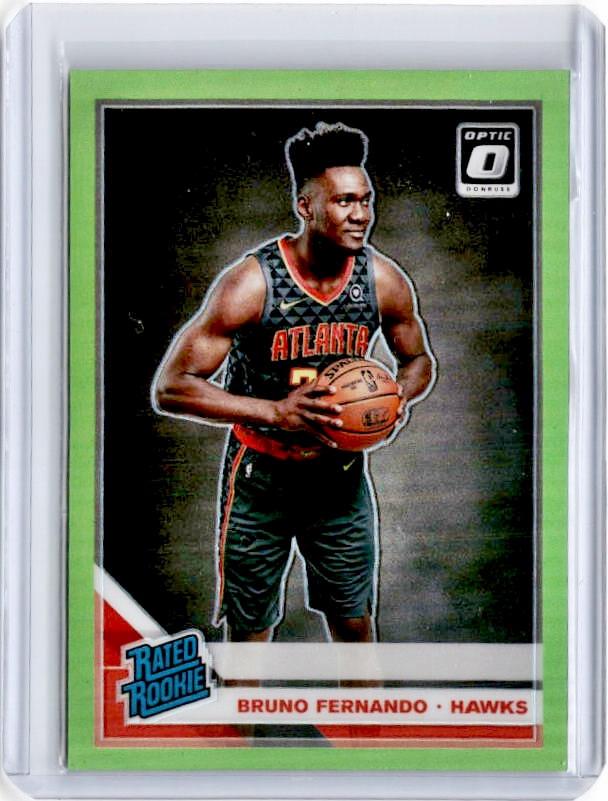 2019-20 Optic BRUNO FERNANDO Rated Rookie Lime Green Prizm 79/149-Cherry Collectables
