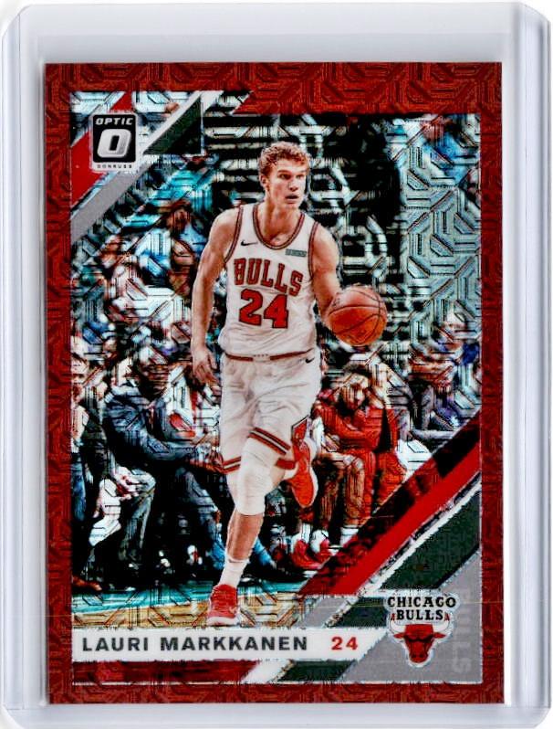 2019-20 Optic LAURI MARKKANEN Choice Red Prizm /88 #84-Cherry Collectables