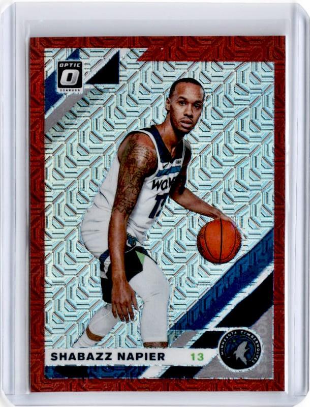 2019-20 Optic SHABAZZ NAPIER Choice Red Prizm /88 #141-Cherry Collectables