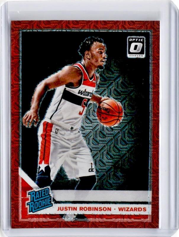 2019-20 Optic JUSTIN ROBINSON Rated Rookie Choice Red Prizm /88 #174-Cherry Collectables