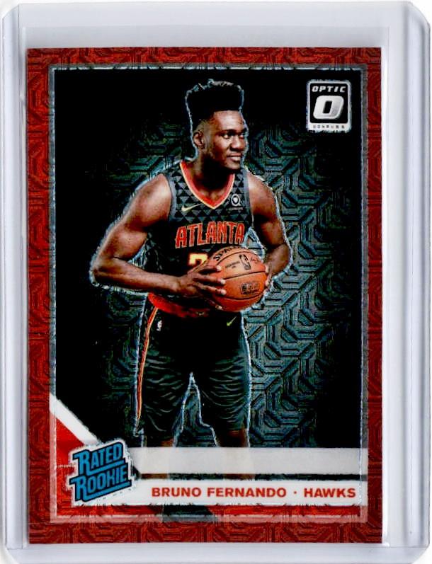 2019-20 Optic BRUNO FERNANDO Rated Rookie Choice Red Prizm /88 #177-Cherry Collectables