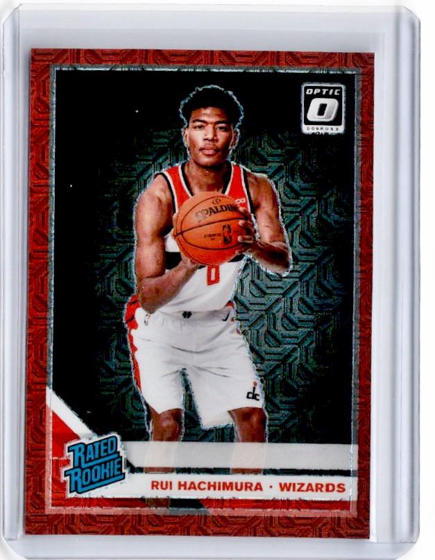 2019-20 Optic RUI HACHIMURA Rated Rookie Choice Red Prizm /88 #188-Cherry Collectables