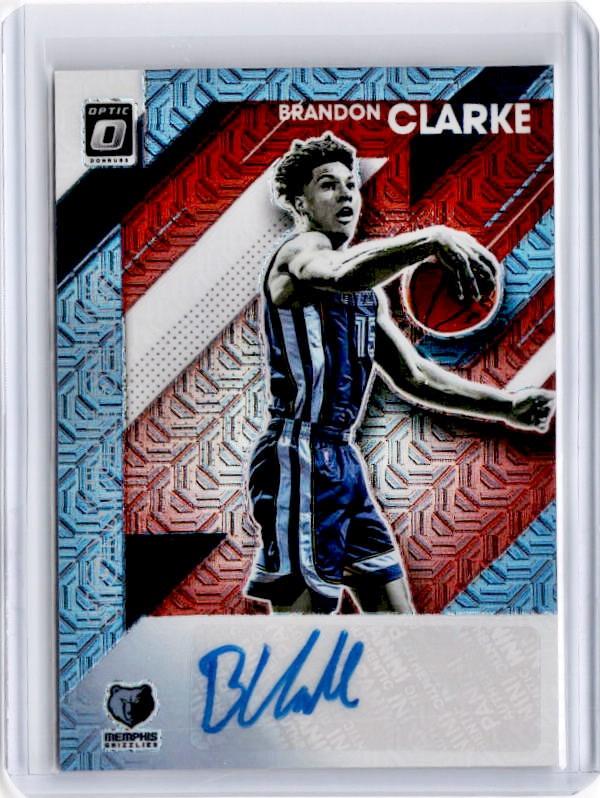 2019-20 Optic BRANDON CLARKE Choice Signature Series Rookie Auto #BCL-Cherry Collectables