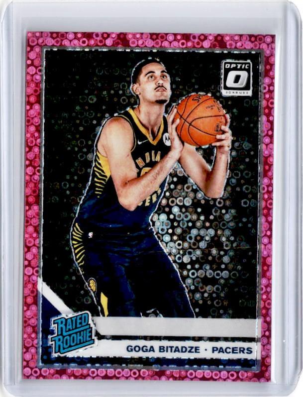 2019-20 Optic Fast Break GOGA BITADZE Rated Rookie Pink Prizm 2/20-Cherry Collectables