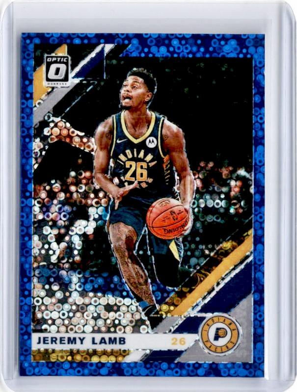 2019-20 Optic Fast Break JEREMY LAMB Blue Prizm 2/50-Cherry Collectables