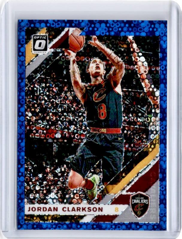 2019-20 Optic Fast Break JORDAN CLARKSON Blue Prizm 19/50-Cherry Collectables