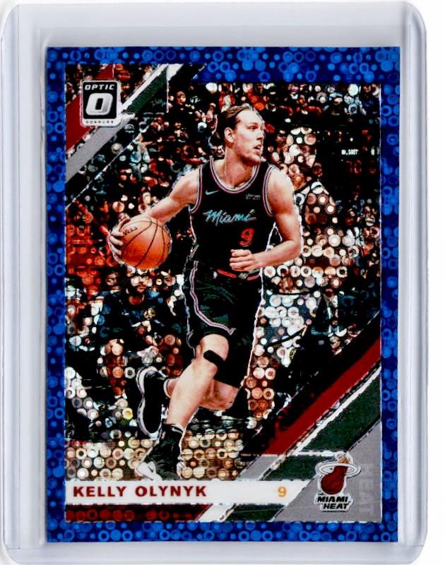 2019-20 Optic Fast Break KELLY OLYNYK Blue Prizm 13/50-Cherry Collectables