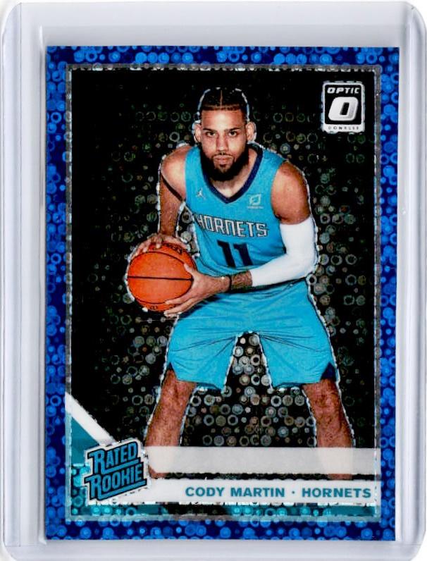 2019-20 Optic Fast Break CODY MARTIN Rated Rookie Blue Prizm 14/50-Cherry Collectables