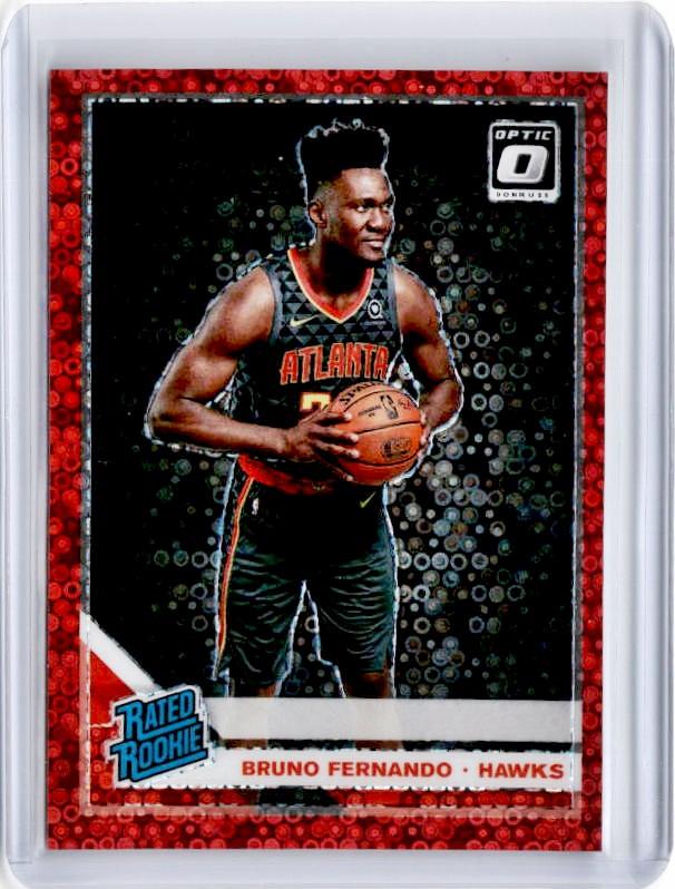 2019-20 Optic Fast Break BRUNO FERNANDO Rated Rookie Red Prizm 21/85-Cherry Collectables