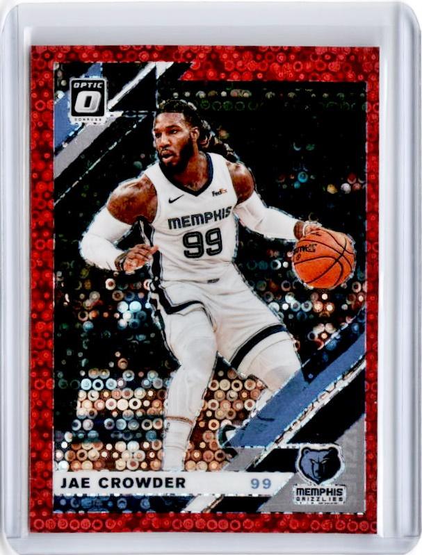 2019-20 Optic Fast Break JAE CROWDER Red Prizm 46/85-Cherry Collectables
