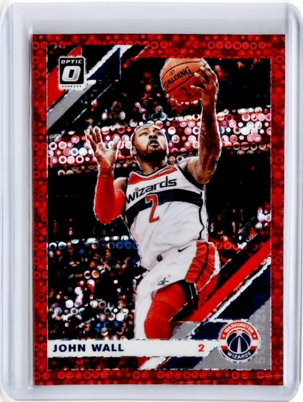 2019-20 Optic Fast Break JOHN WALL Red Prizm 51/85-Cherry Collectables