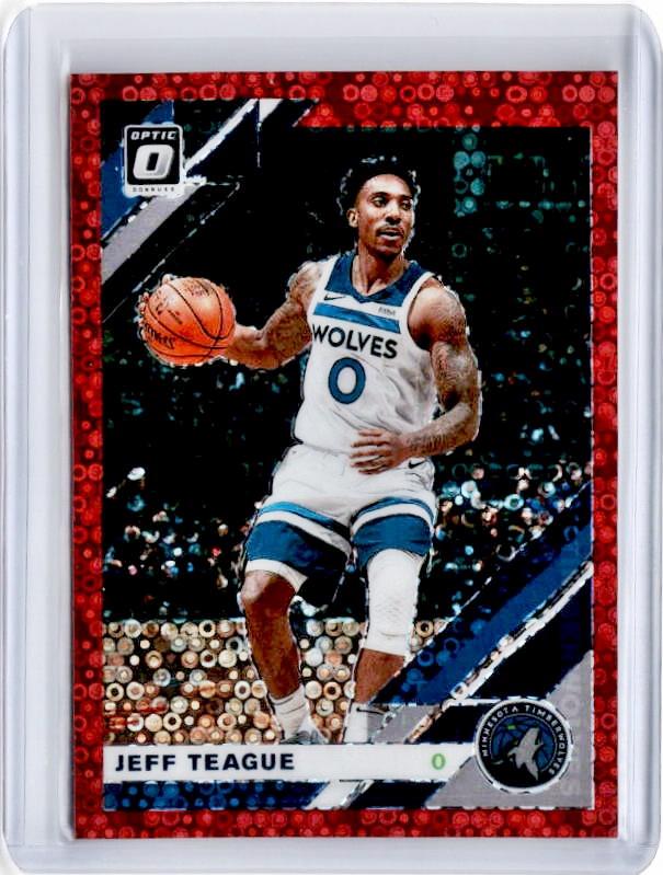 2019-20 Optic Fast Break JEFF TEAGUE Red Prizm 43/85-Cherry Collectables