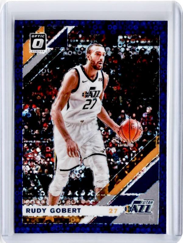 2019-20 Optic Fast Break RUDY GOBERT Purple Prizm 34/95-Cherry Collectables