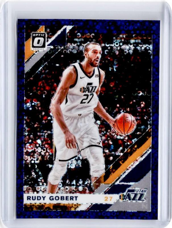 2019-20 Optic Fast Break RUDY GOBERT Purple Prizm 82/95-Cherry Collectables