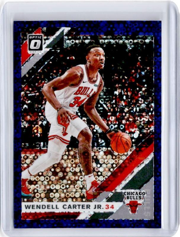 2019-20 Optic Fast Break WENDELL CARTER JR Purple Prizm 39/95-Cherry Collectables