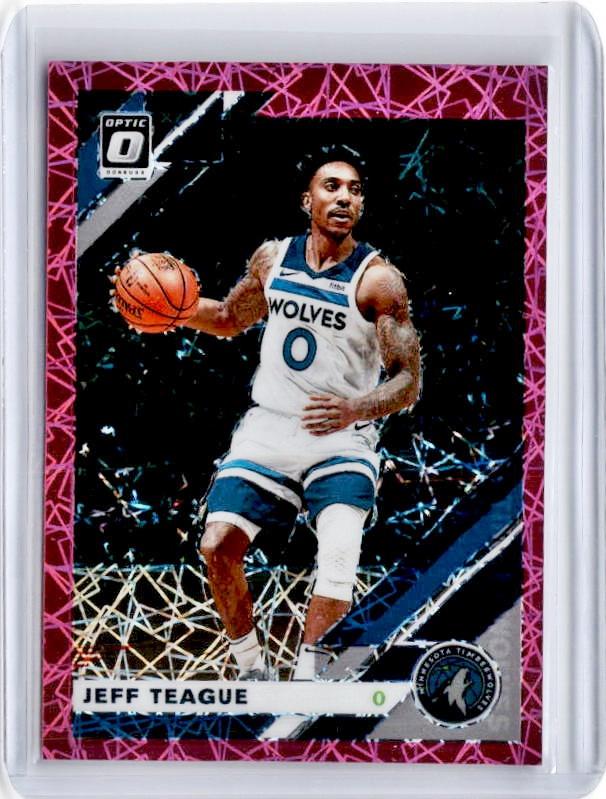 2019-20 Optic JEFF TEAGUE Pink Velocity Prizm 28/75-Cherry Collectables