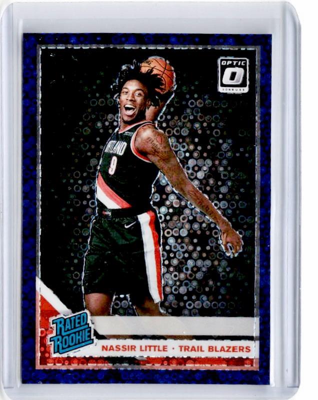 2019-20 Optic Fast Break NASSIR LITTLE Rated Rookie Purple Prizm 69/95-Cherry Collectables