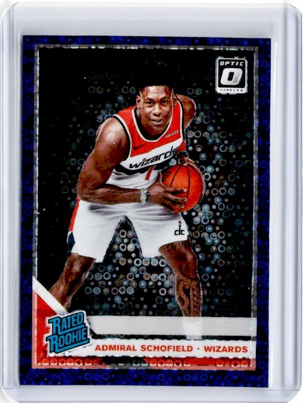 2019-20 Optic Fast Break ADMIRAL SCHOFIELD Rated Rookie Purple Prizm 68/95-Cherry Collectables