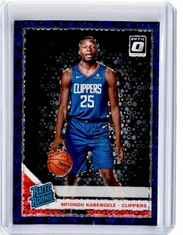 2019-20 Optic Fast Break MFIONDU KABENGELE Rated Rookie Purple Prizm 31/95-Cherry Collectables