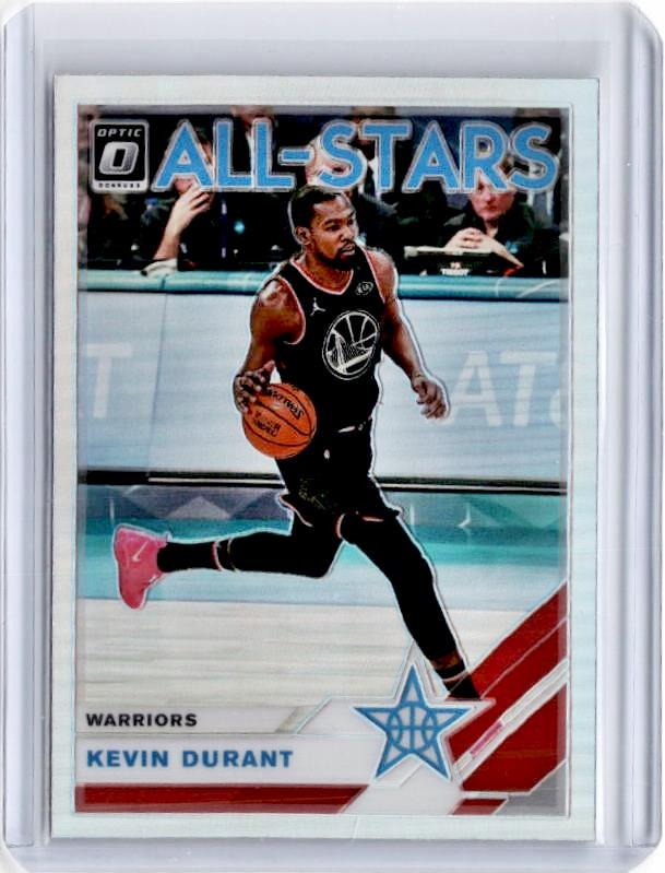 2019-20 Optic KEVIN DURANT All Stars Holo Silver Prizm #13-Cherry Collectables