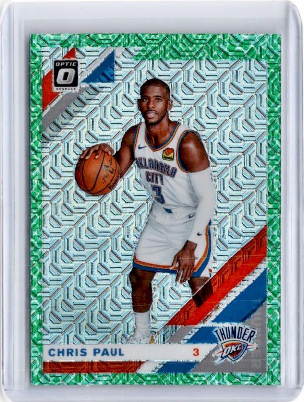 2019-20 Optic CHIRS PAUL Choice Green Dragon SSP /5? #103-Cherry Collectables
