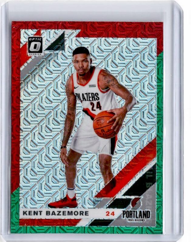 2019-20 Optic KENT BAZEMORE Choice Red Green Prizm #27-Cherry Collectables