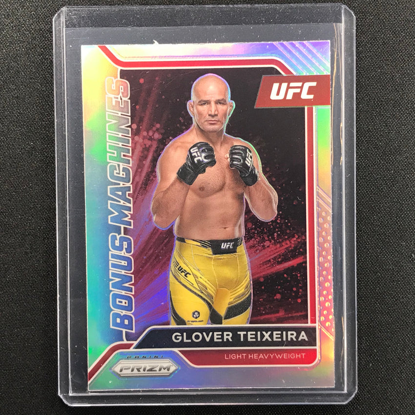 2022 Prizm GLOVER TEIXEIRA Bonus Machines Silver #13
