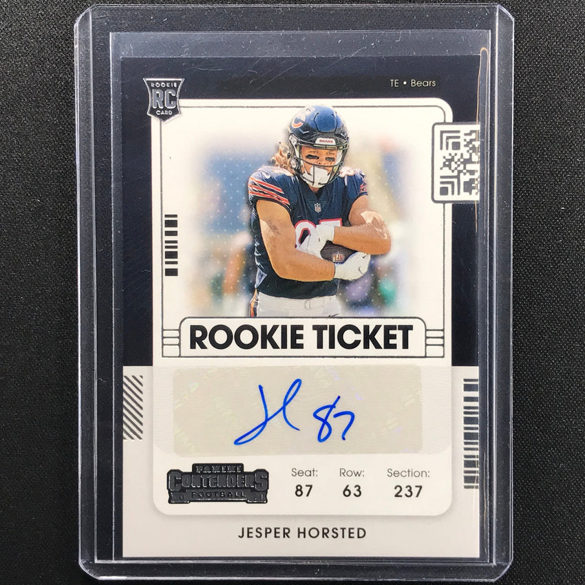 2021 Contenders JESPER HORSTED Rookie Ticket Auto #284