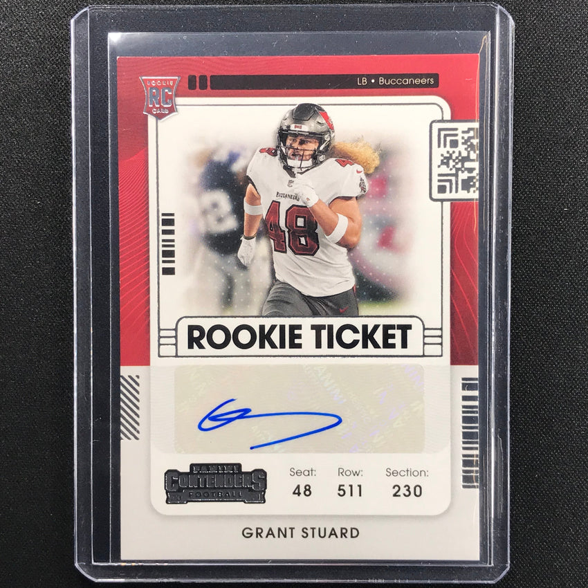 2021 Contenders Grant Stuard Rookie Ticket Auto No 297 B