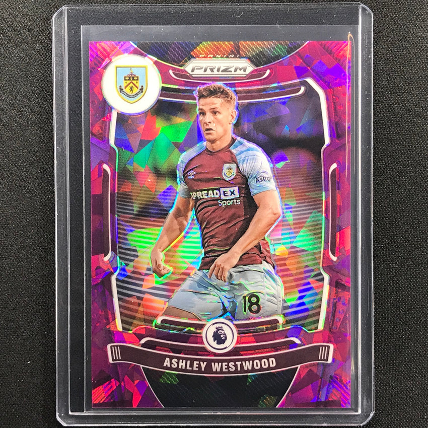 2021-22 Prizm EPL ASHLEY WESTWOOD Purple Ice 19/49 #70